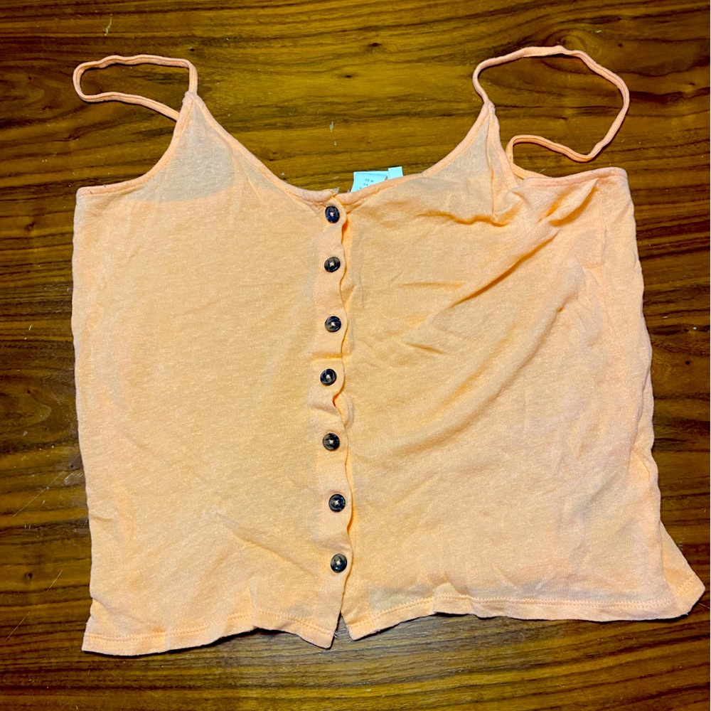 H&M Bright Orange Tank Top Size M